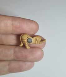 Kylskåpsmagnet Katt, miniatyr, minidjur med magnet