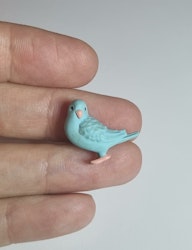 Kylskåpsmagnet Fågel, miniatyr, minidjur med magnet