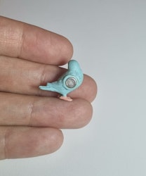 Kylskåpsmagnet Fågel, miniatyr, minidjur med magnet