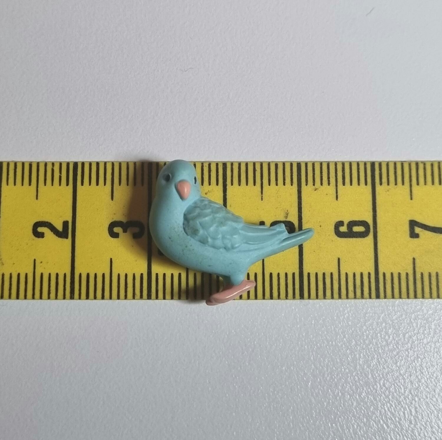 Kylskåpsmagnet Fågel, miniatyr, minidjur med magnet