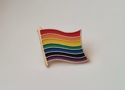 Pins, HBTQ - Flagga