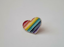 Pins, HBTQ - Hjärta (variant 1)