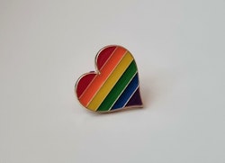 Pins, HBTQ - Hjärta (variant 2)