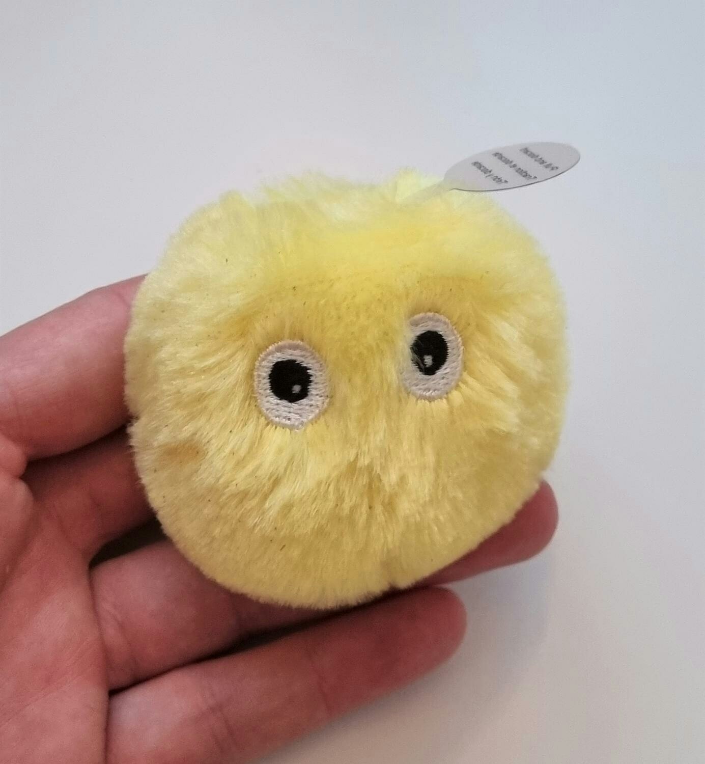 Interaktiv talande boll med ljud av syrsa - För katten, Fluffig gul boll