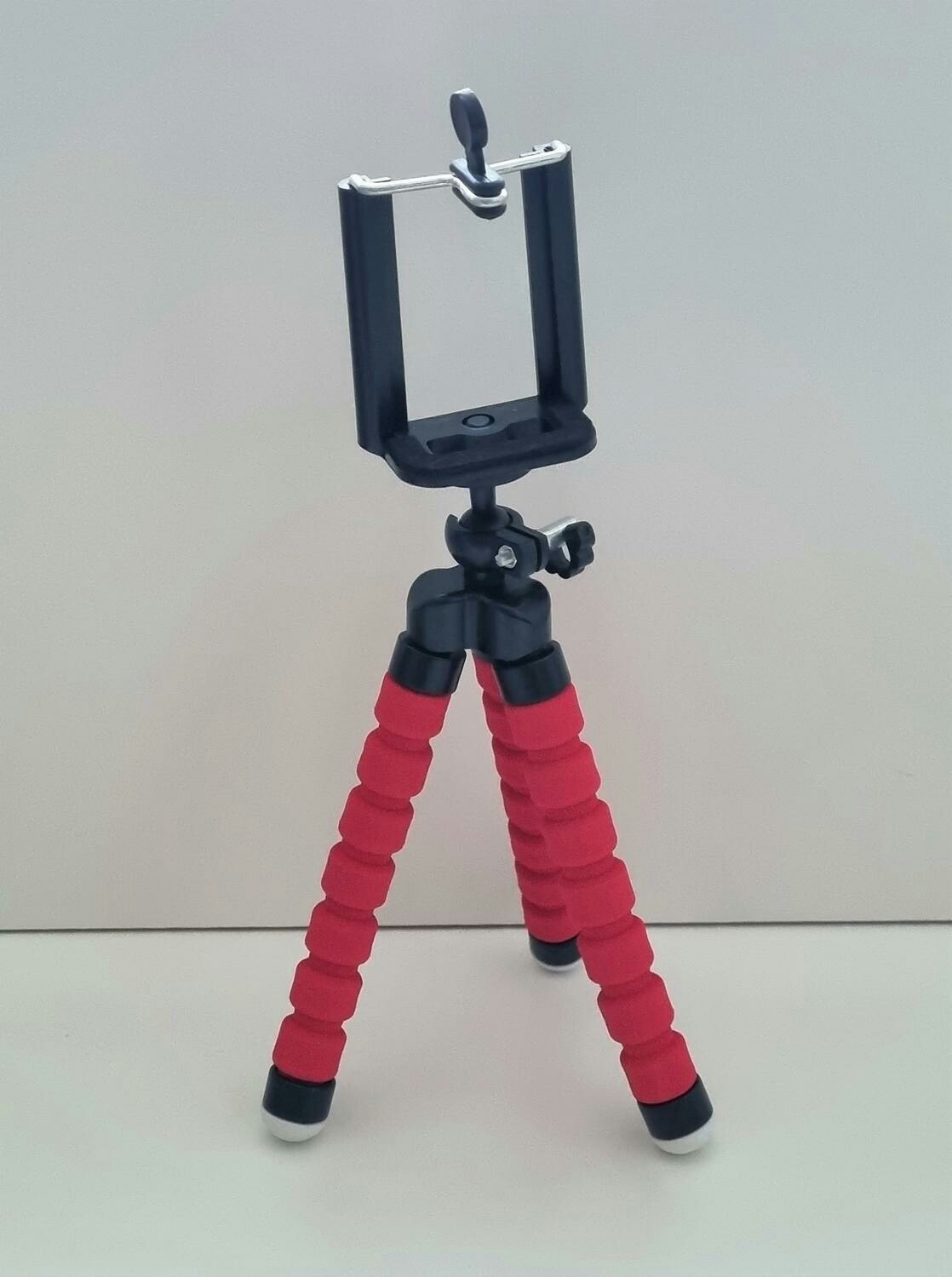 Tripod Octopus, hållare för mobiltelefon - Röd