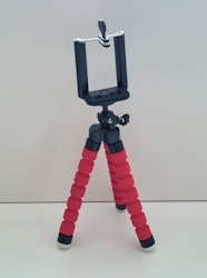 Tripod Octopus, hållare för mobiltelefon - Röd