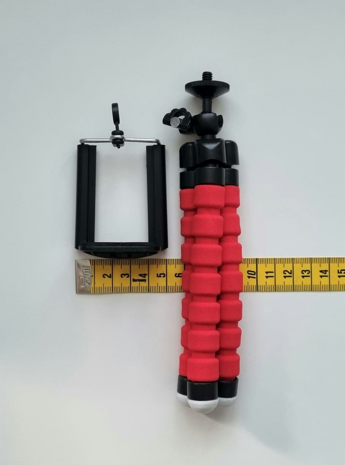 Tripod Octopus, hållare för mobiltelefon - Röd