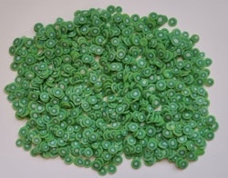 1000 st små frukter (Kiwi) av mjuk lera, polymerlera för scrapbooking