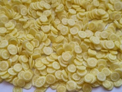 1000 st små frukter (Citron) av mjuk lera, polymerlera för scrapbooking