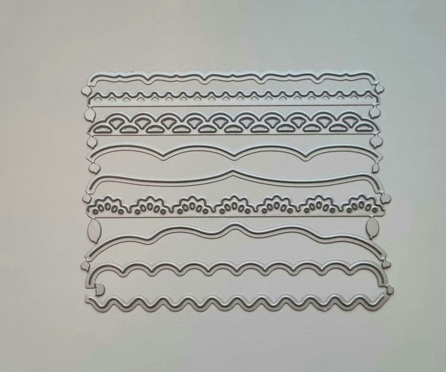 9 st dies, cutting dies för scrapbooking