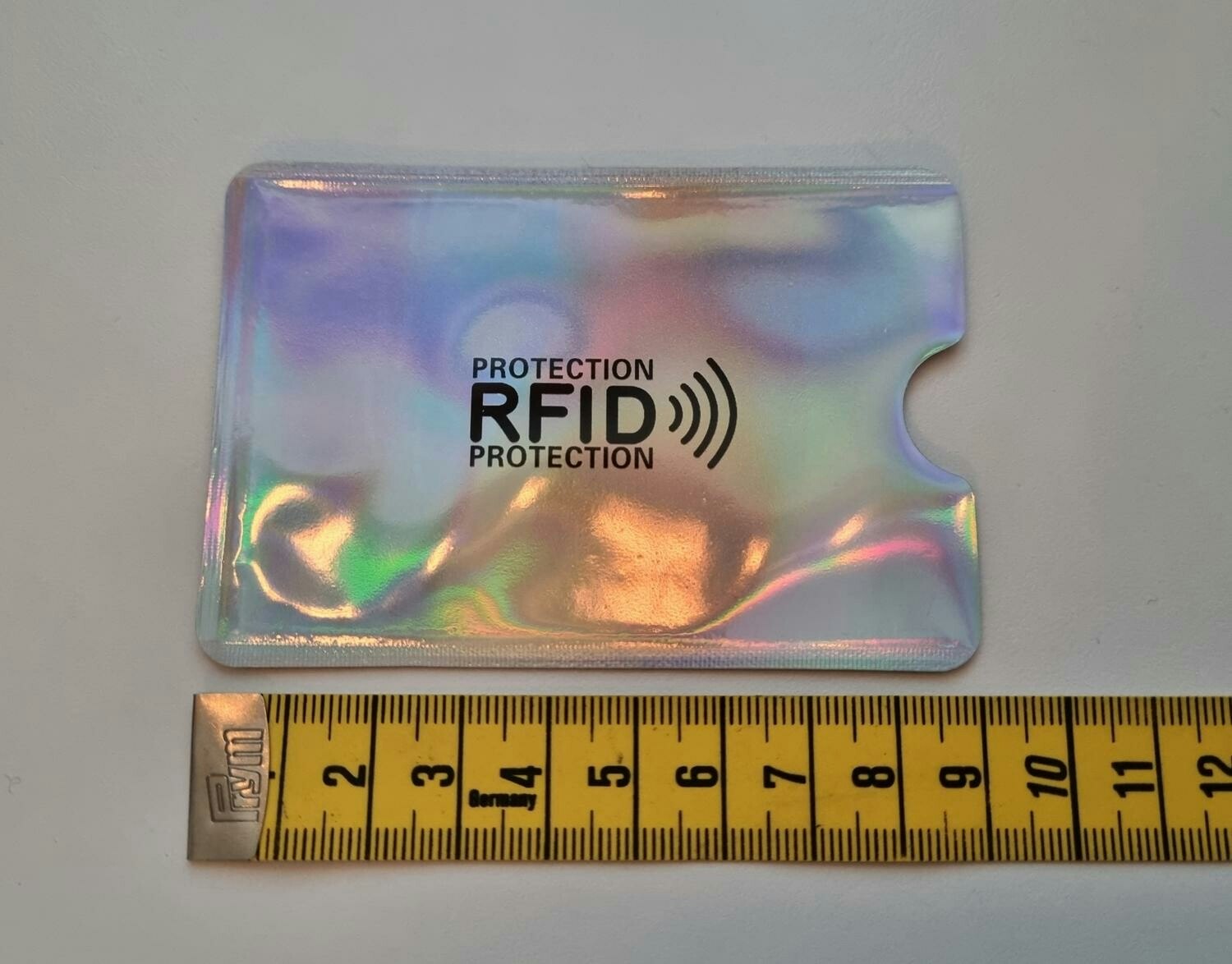 4 st korthållare, RFID Skydd (Silverskimmer)