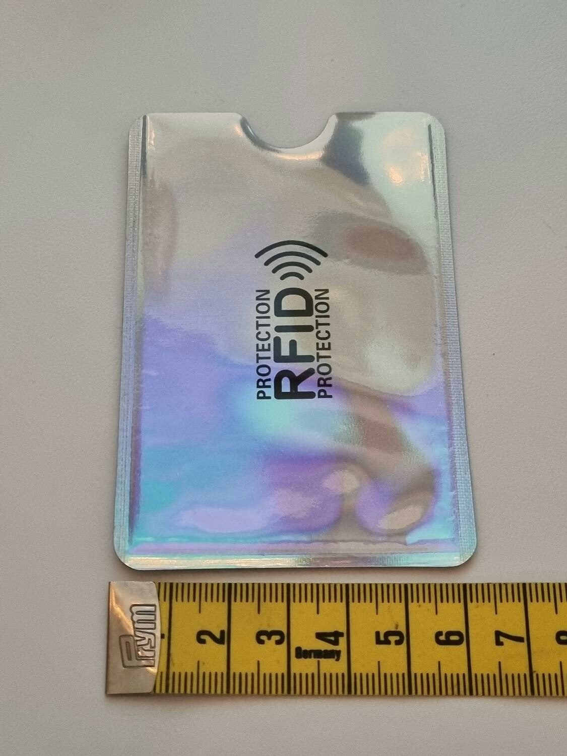 4 st korthållare, RFID Skydd (Silverskimmer)