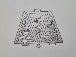 Scrapbooking, dies, cutting dies (granar / julgranar)