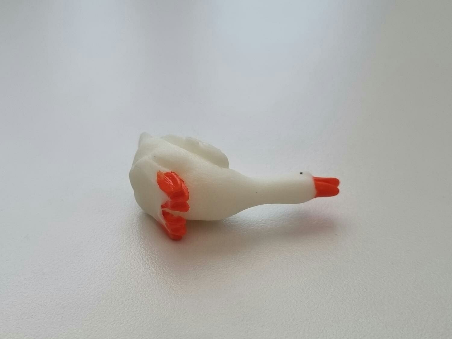 Handmålad gås, miniatyrer, figuriner (variant 2)
