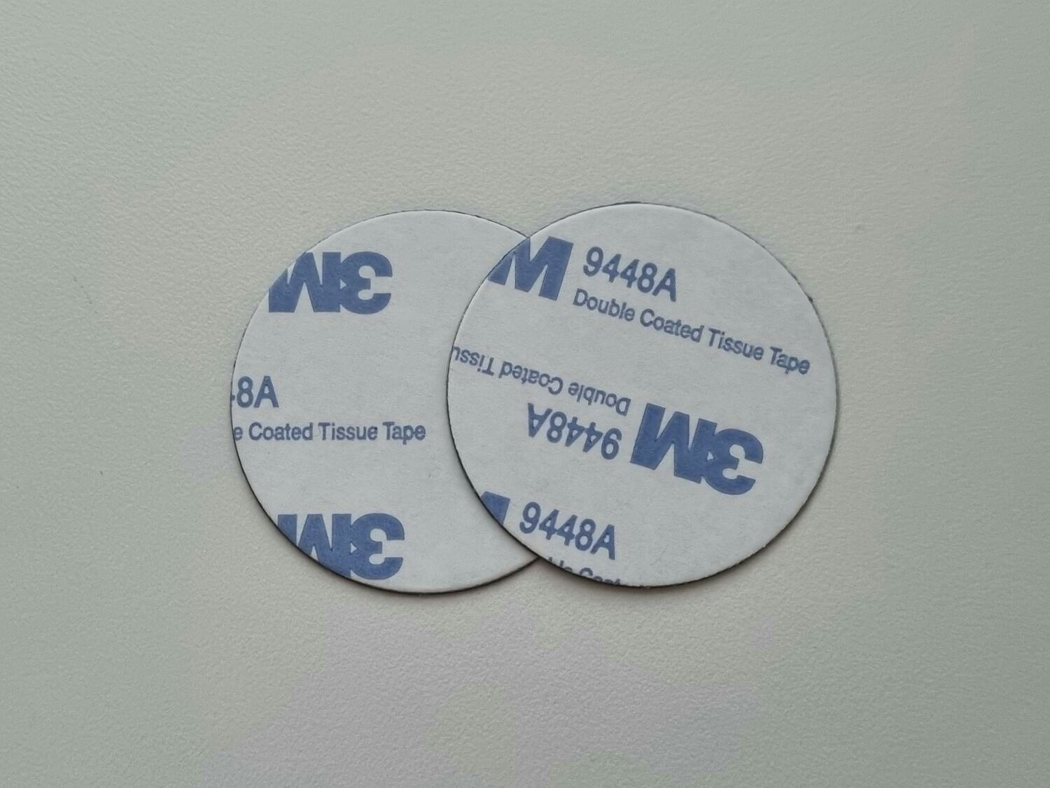 Metallplatta för mobiler, universella metallplattor (2 st, 40 mm i diameter)