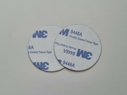 Metallplatta för mobiler, universella metallplattor (2 st, 40 mm i diameter)