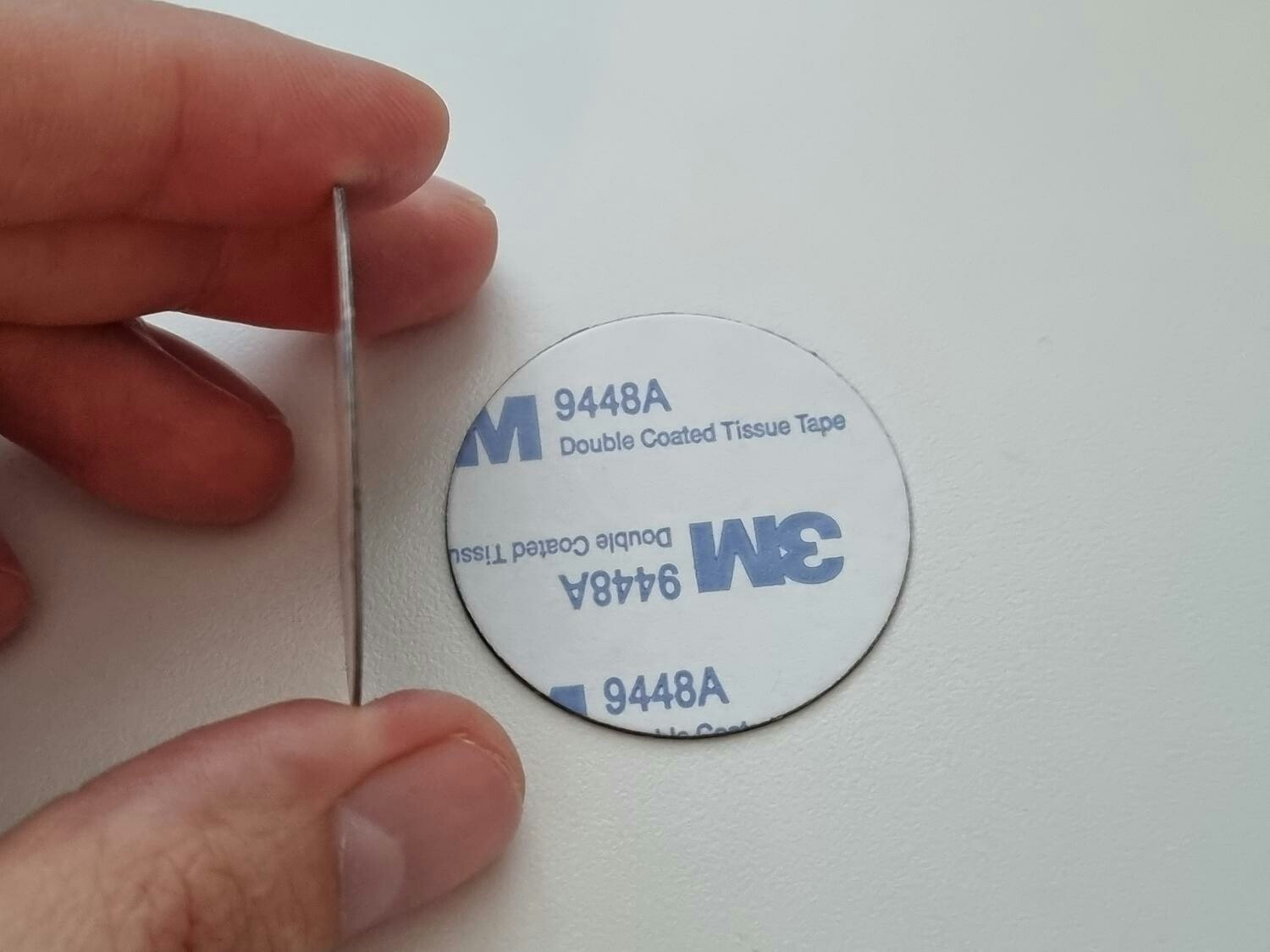 Metallplatta för mobiler, universella metallplattor (2 st, 40 mm i diameter)