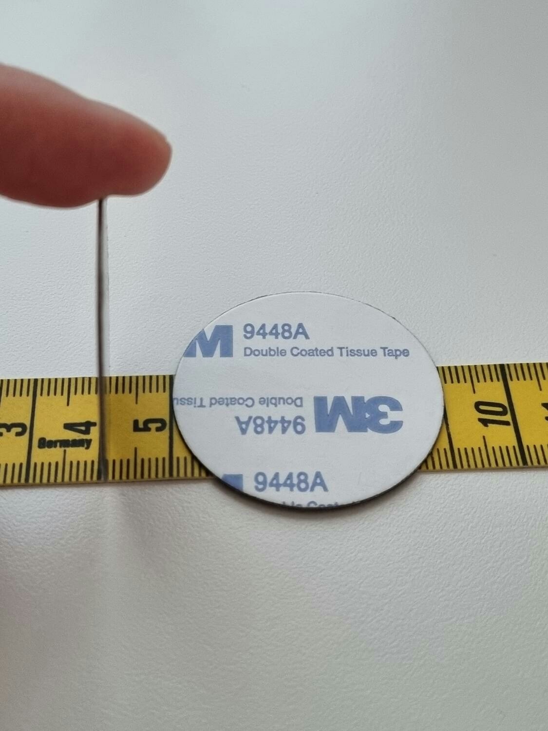 Metallplatta för mobiler, universella metallplattor (2 st, 40 mm i diameter)