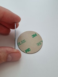 Metallplatta för mobiler, universella metallplattor (2 st, 35 mm i diameter)