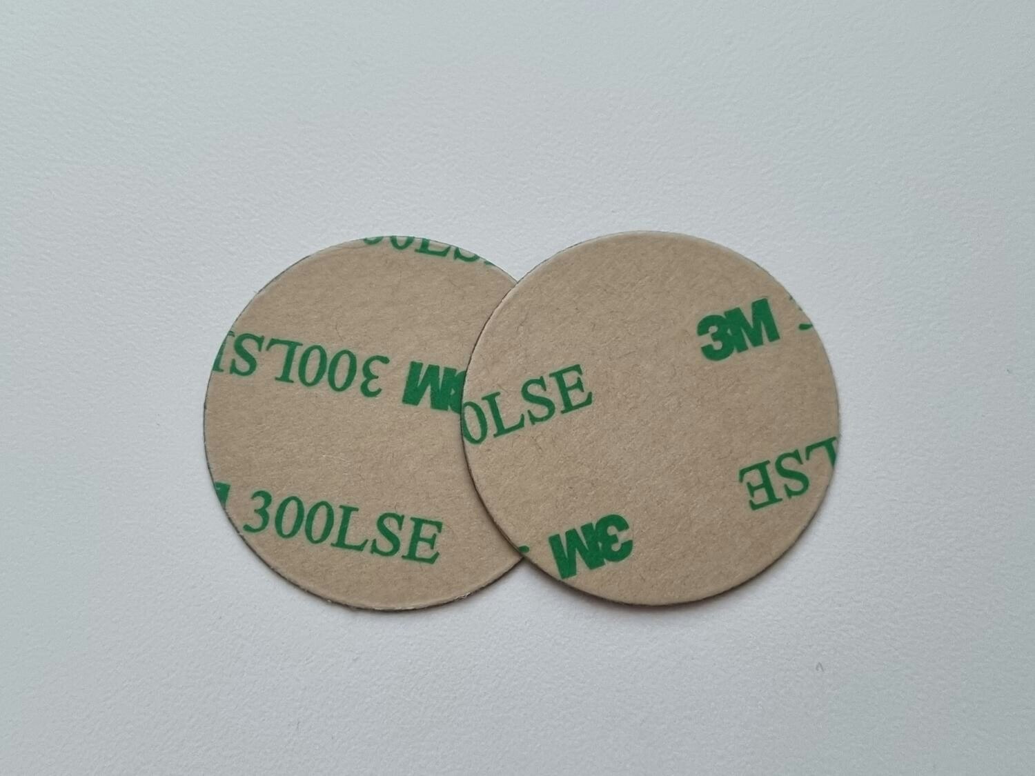 Metallplatta för mobiler, universella metallplattor (2 st, 35 mm i diameter)