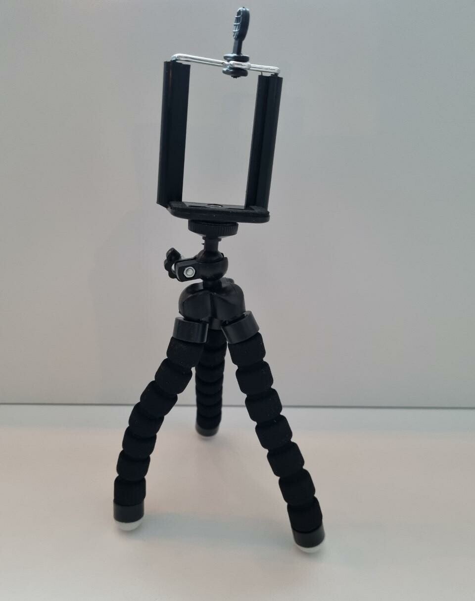 Tripod Octopus, hållare för mobiltelefon - Svart