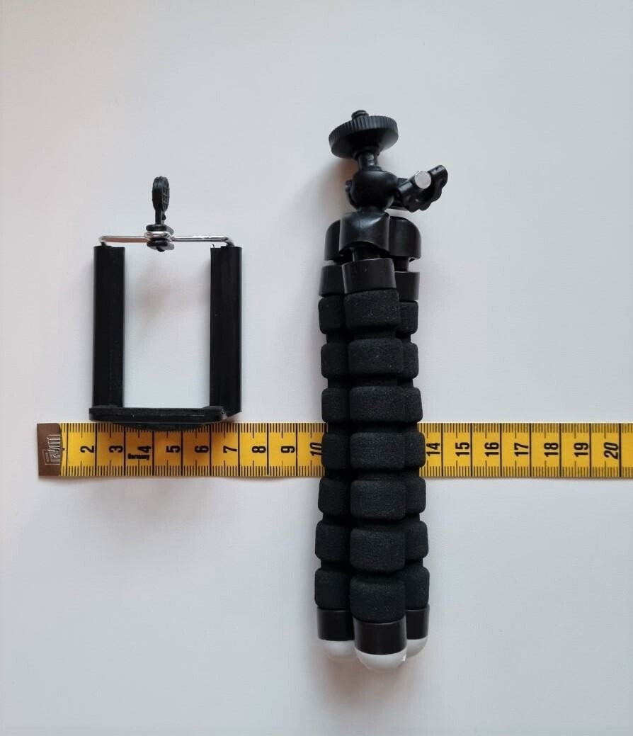 Tripod Octopus, hållare för mobiltelefon - Svart