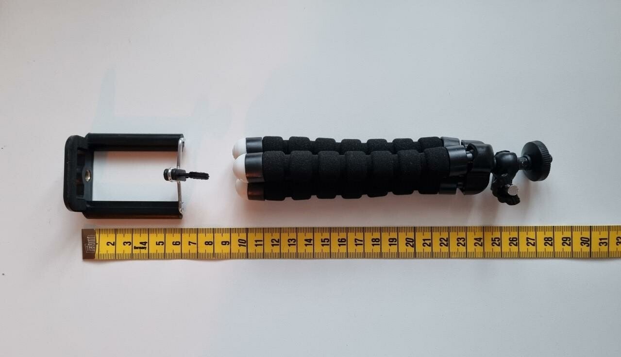 Tripod Octopus, hållare för mobiltelefon - Svart
