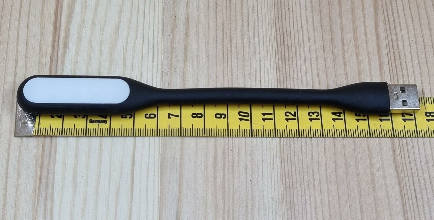 USB-lampa / boklampa / LED USB lampa (svart)
