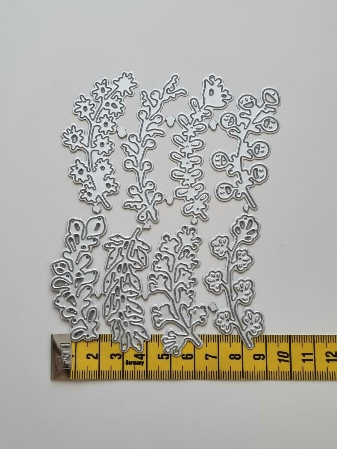 Scrapbooking, dies, cutting dies (löv, 8 st)