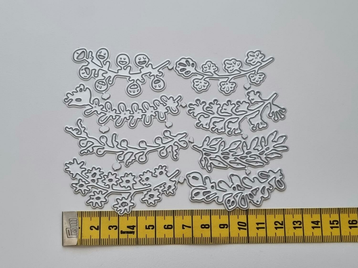 Scrapbooking, dies, cutting dies (löv, 8 st)