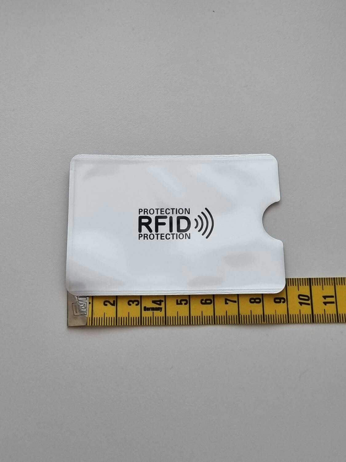 4 st korthållare, RFID Skydd (Silverfärgad)