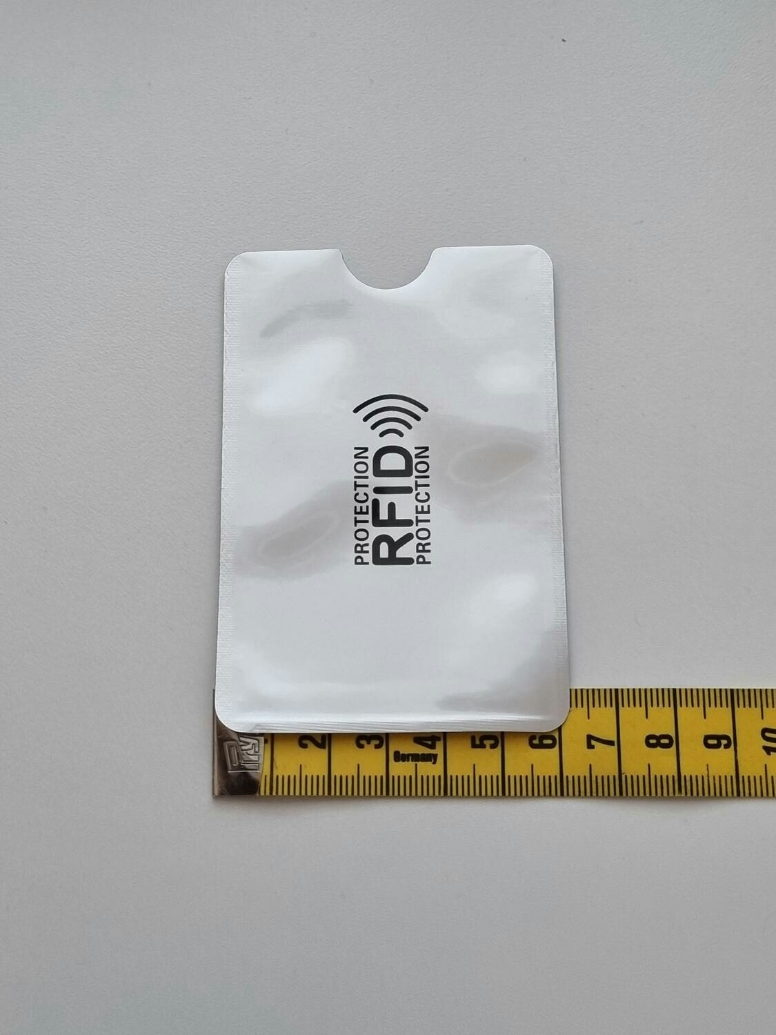 4 st korthållare, RFID Skydd (Silverfärgad)