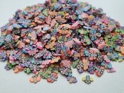 1000 st små trollsländor av mjuk lera, polymerlera för scrapbooking