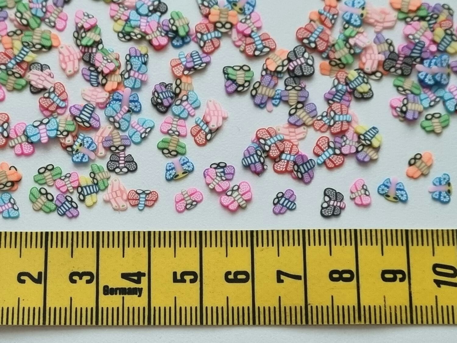 1000 st små trollsländor av mjuk lera, polymerlera för scrapbooking
