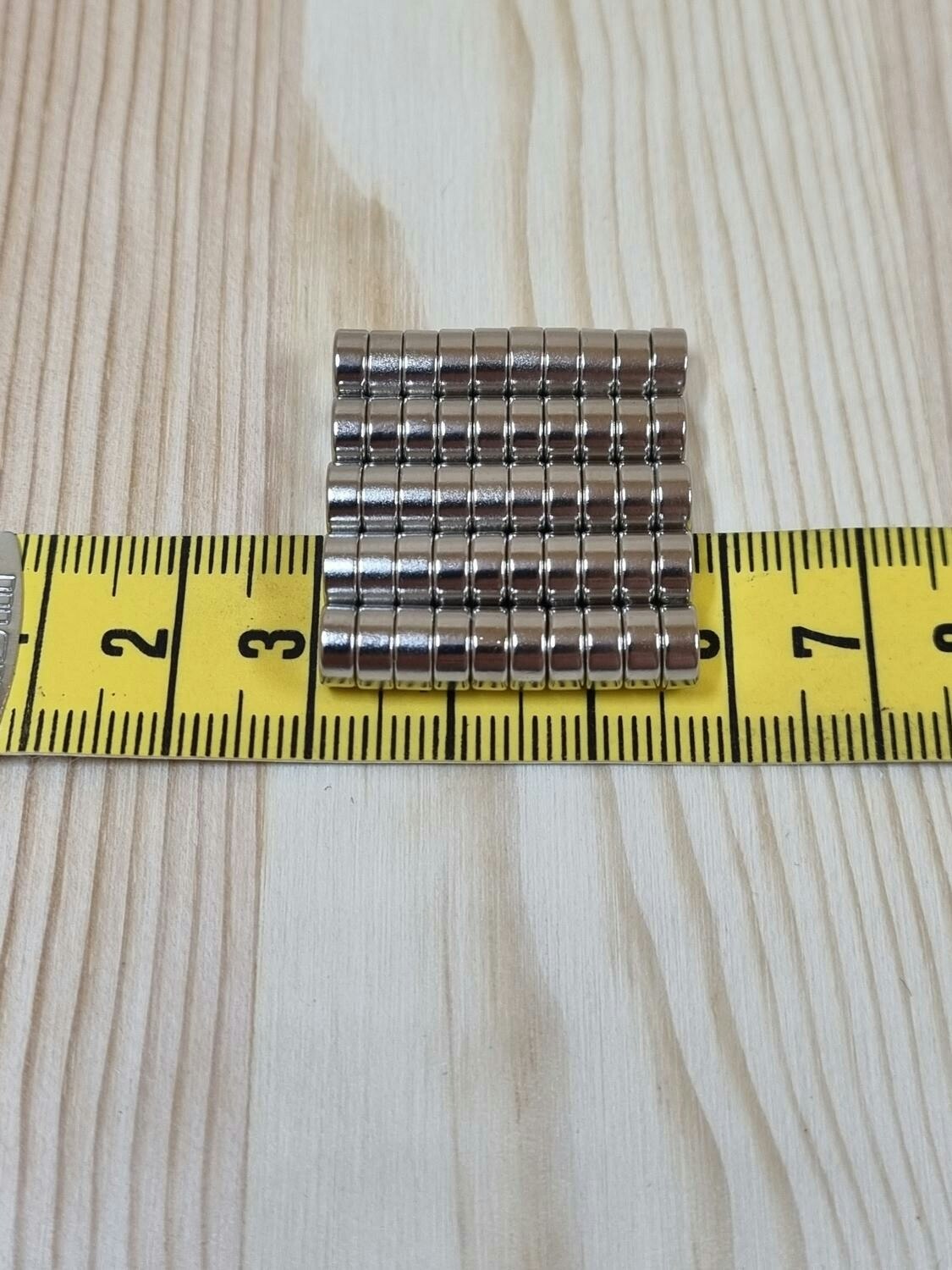 50 st Neodymium magneter (6x3 mm) runda magneter