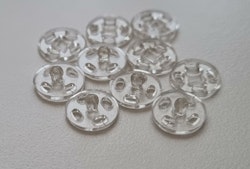 5 st tryckknappar, miniatyr (10 mm)