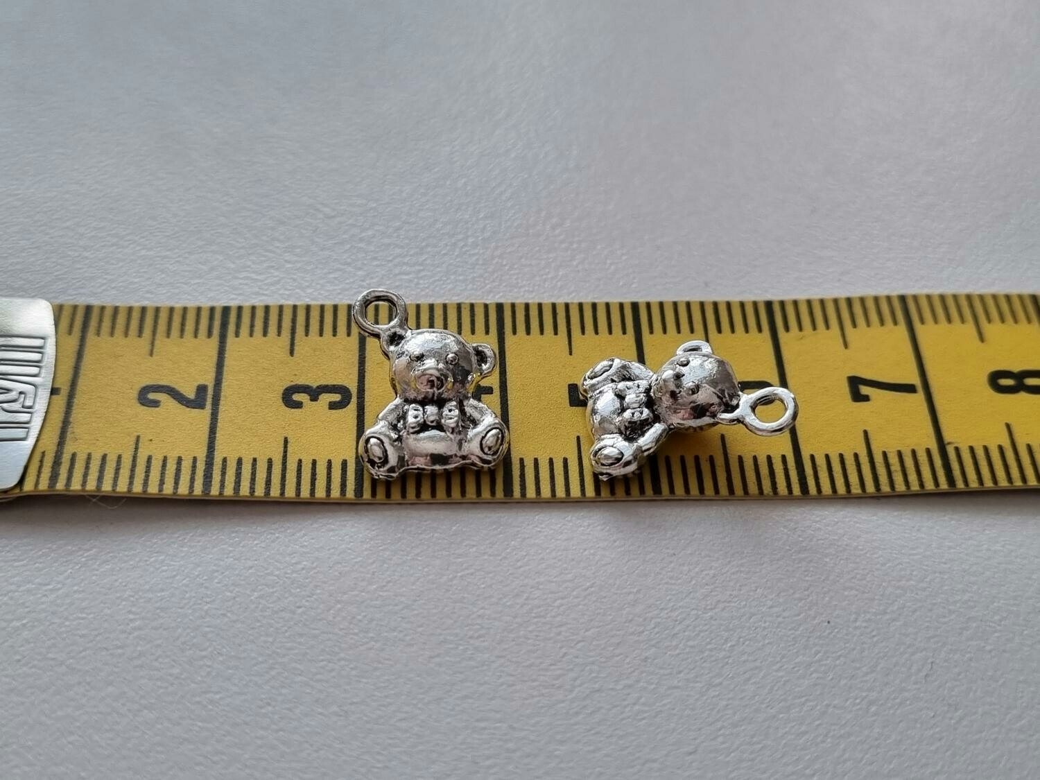 Björn berlock, Nalle berlocker charms (Silverfärgade)