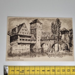 Äldre vykort. Gruss aus Nürnberg