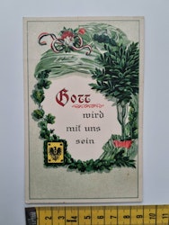 Äldre vykort, stämplat 1917