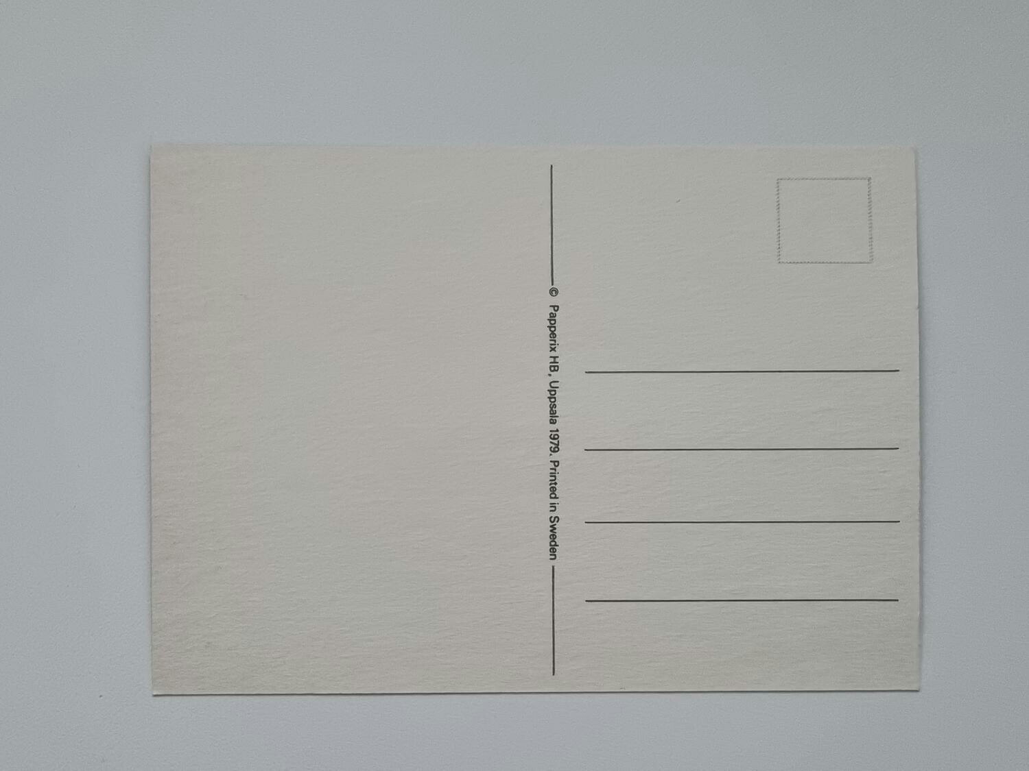 Vykort - Hör av dig - Papperix HB, Uppsala 1979. Printed in Sweden