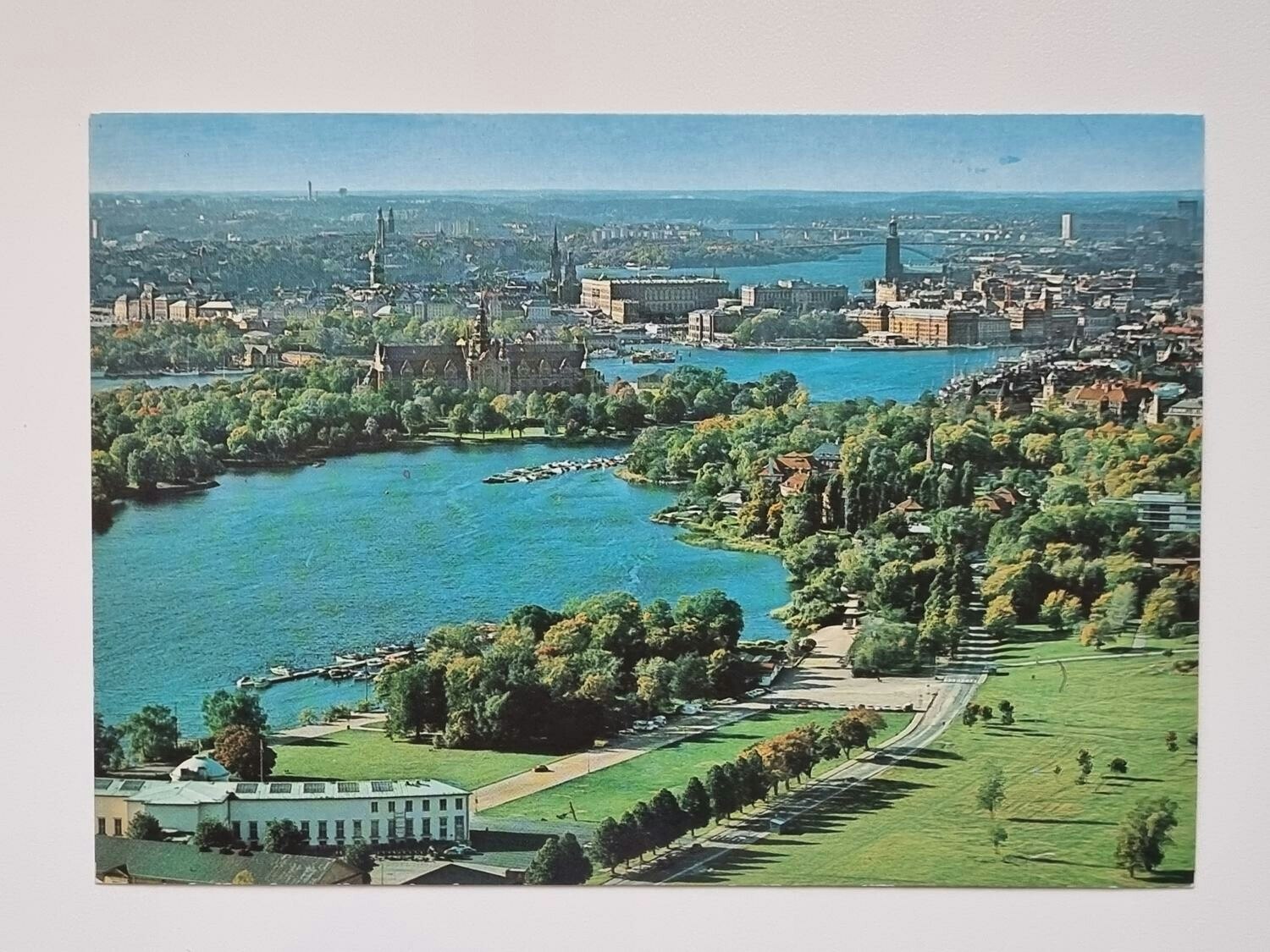 Vykort - Stockholm, Utsikt från Kaknästornet