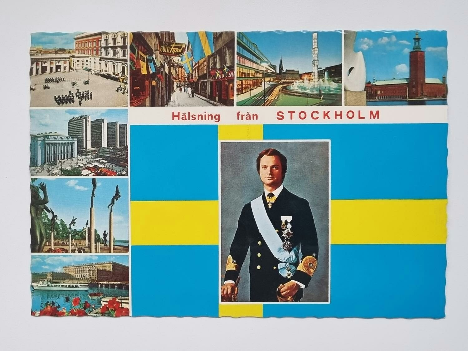 Vykort - Stockholm, Hälsning från Stockholm