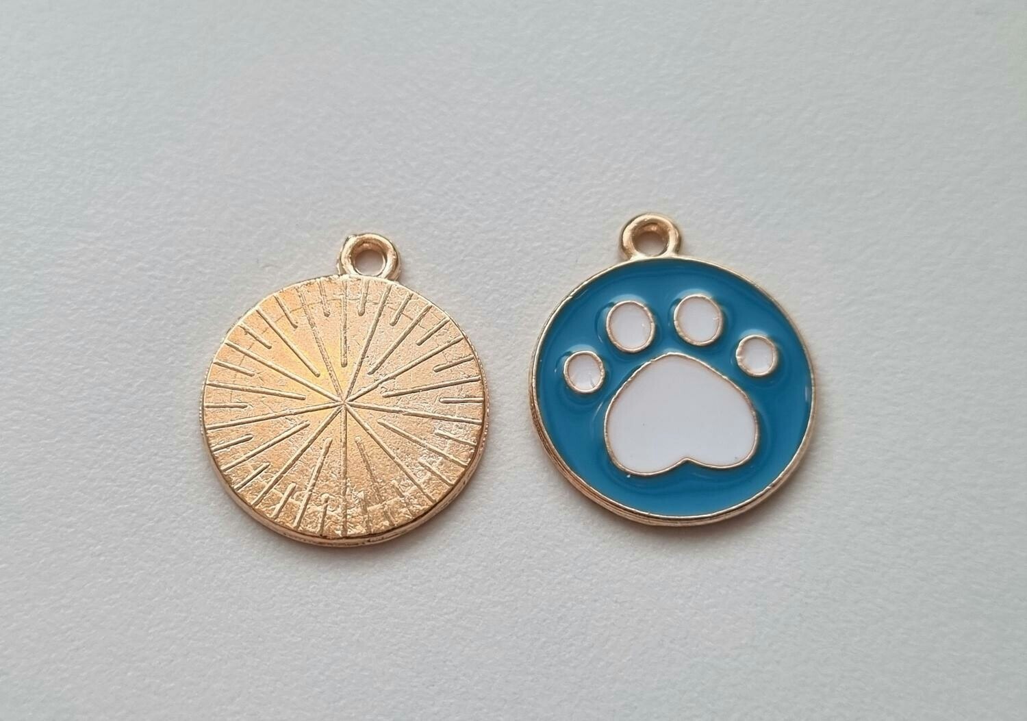 2 st Hundtassar / berlocker / charms
