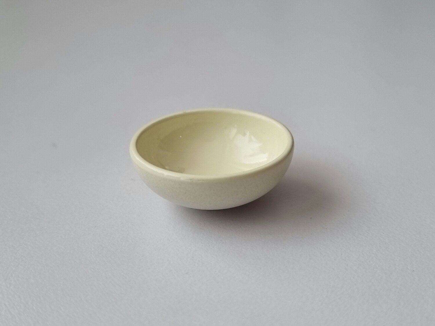 1 st skål, miniskål / miniatyr (vit/creme)