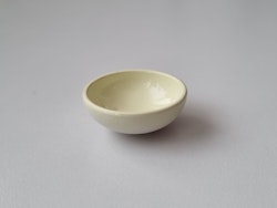 1 st skål, miniskål / miniatyr (vit/creme)