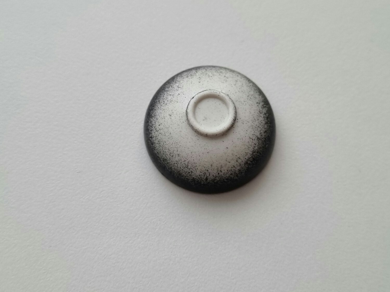 1 st skål, miniskål / miniatyr (svart/vit)