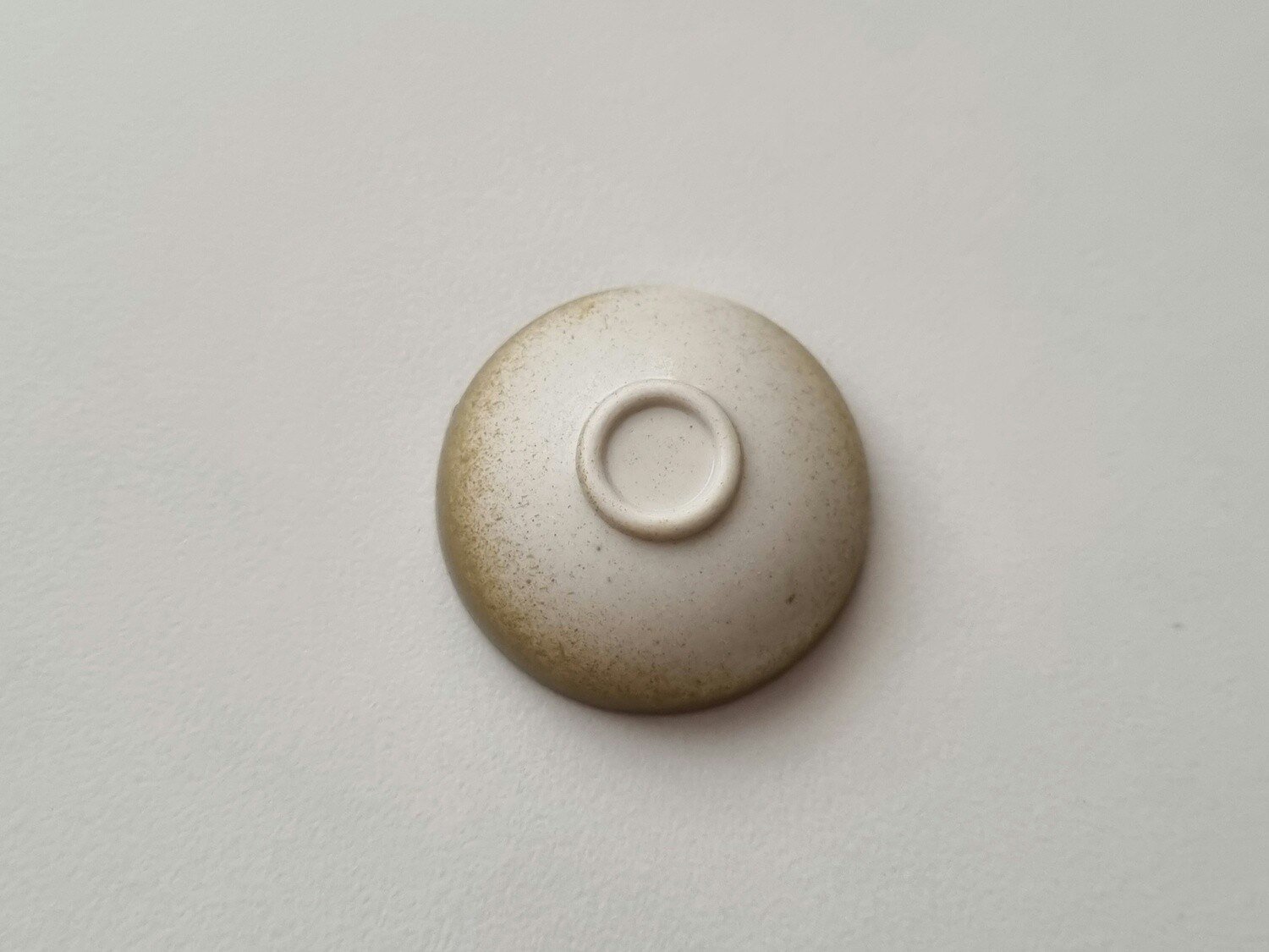 1 st skål, miniskål / miniatyr (brun/vit)
