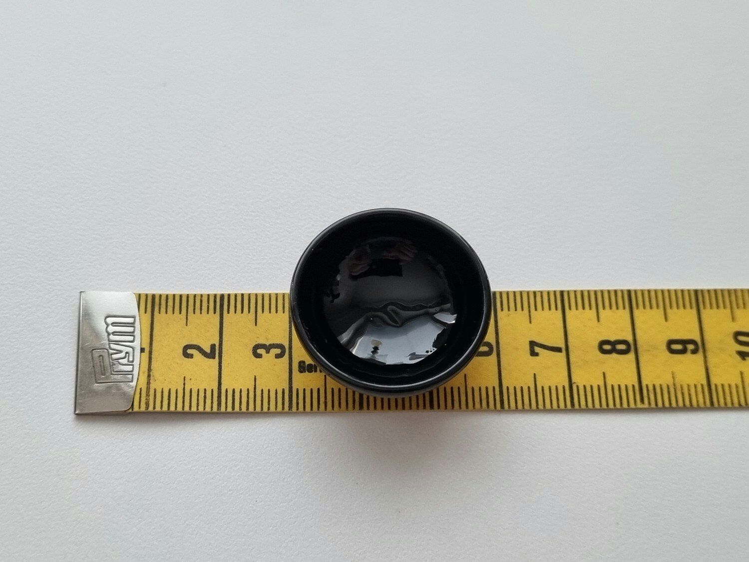 1 st skål, miniskål / miniatyr (svart/vit)