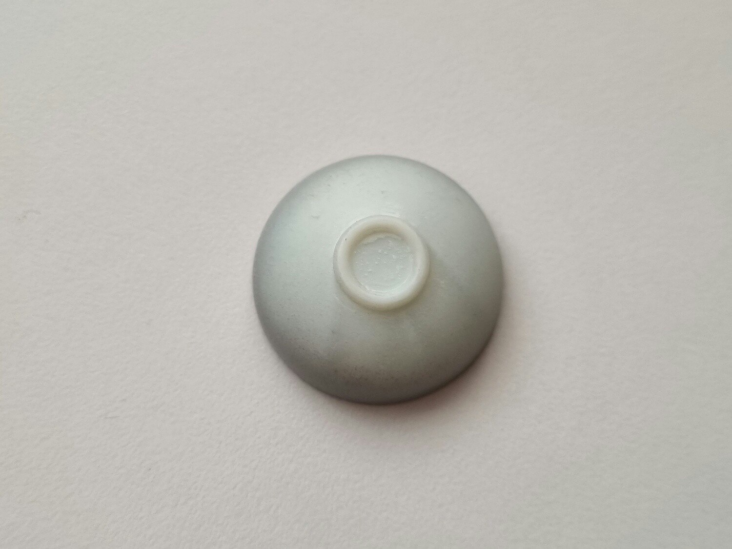 1 st skål, miniskål / miniatyr (grå/vit)