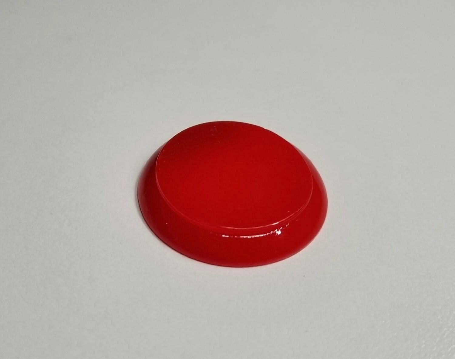 1 st fat / tallrik. Miniatyr för dockskåp, tittskåp (jordgubbe)
